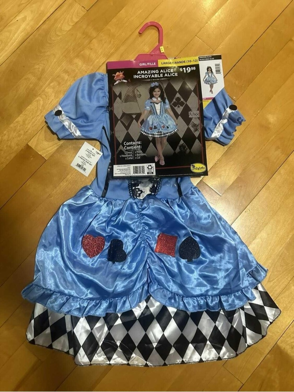 Kids Alice in Wonderland Halloween costume (M&L)